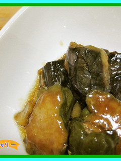 Loveりーの茄子とピーマンの肉詰め煮-レシピのメイン写真