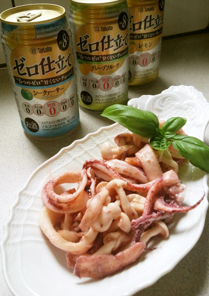 イカマヨ炒め　塩レモン風味-レシピのメイン写真