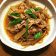 平日ご飯☆すき焼きのタレでコボウ煮☆