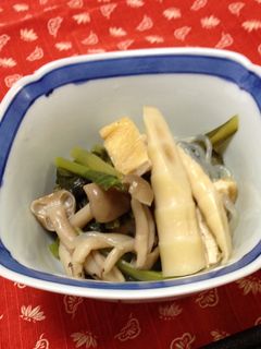 小松菜と姫筍の煮びたし-レシピのメイン写真