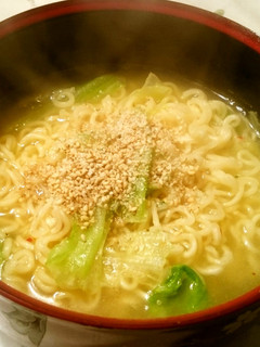 塩ラーメンで柚子胡椒ペペロンチーノ-レシピのメイン写真