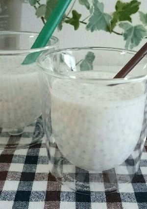 朝食に♪チアシード入り☆簡単ラッシー-レシピのメイン写真
