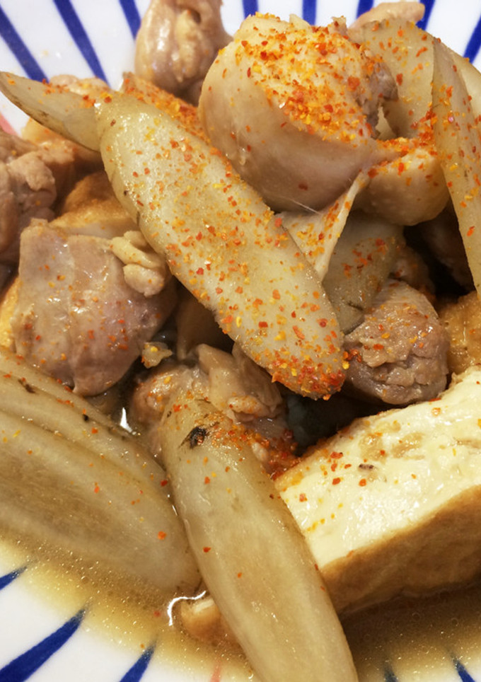 めんつゆで簡単！鶏ごぼうと厚揚げの煮物-レシピのメイン写真