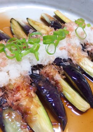 旬のナス！簡単さっぱり素揚げおろし-レシピのメイン写真