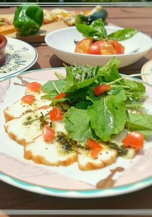 ●バルメニュー●魚河岸カルパッチョ-レシピのメイン写真