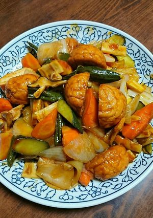 魚河岸揚げのケチャップ甘酢炒め-レシピのメイン写真