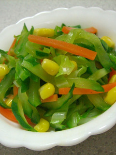 夏の定番☆あっさりさっぱり野菜サラダ♪-レシピのメイン写真