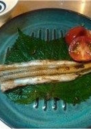 簡単、らっきょ醤油漬けの流用焼サヨリ+α-レシピのメイン写真