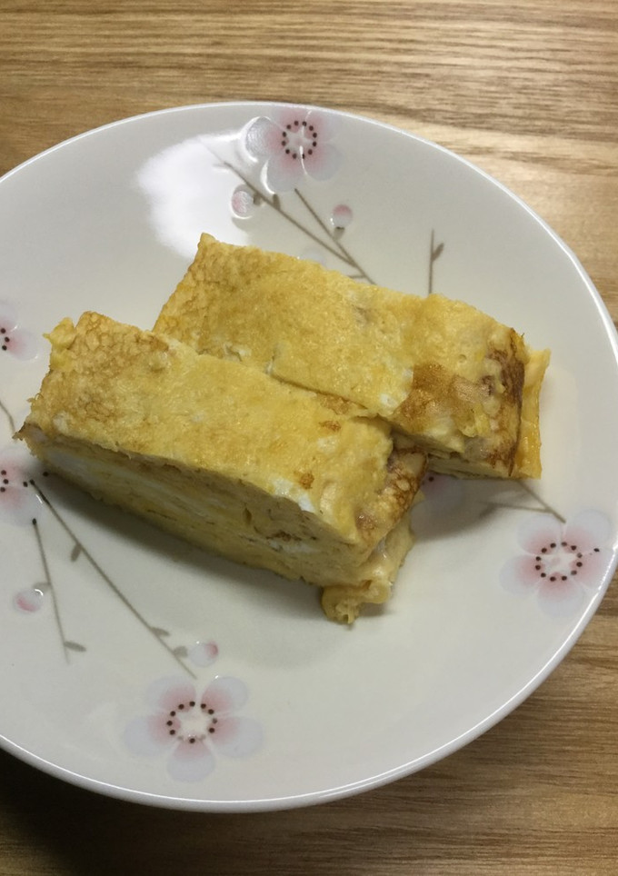 そうめんつゆで・簡単だし巻きたまご-レシピのメイン写真
