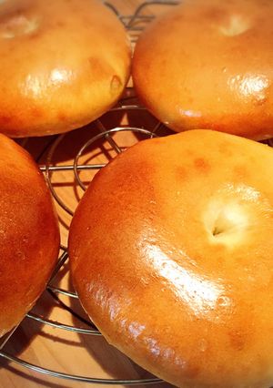 バーガー用プレーンベーグル-レシピのメイン写真