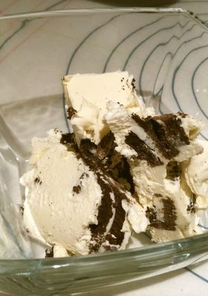 卵不使用！クッキー＆クリームアイス-レシピのメイン写真