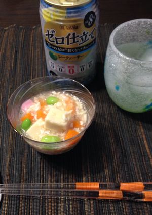 高野豆腐の冷製ひき肉あん-レシピのメイン写真