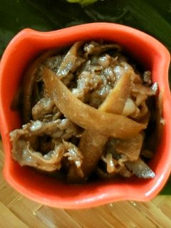 常備菜「牛肉とごぼうのしぐれ煮」-レシピのメイン写真