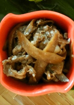常備菜「牛肉とごぼうのしぐれ煮」-レシピのメイン写真