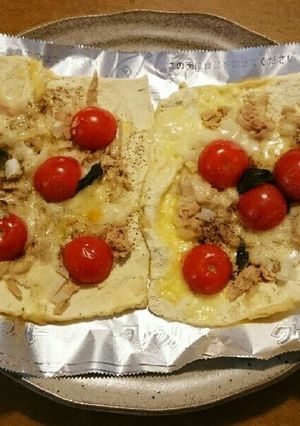 油揚げでヘルシー美味シーピザ-レシピのメイン写真