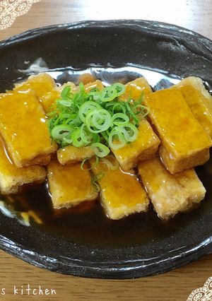 簡単!水切り不要!厚揚げの揚げ出し豆腐-レシピのメイン写真