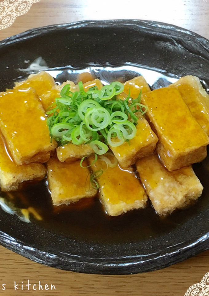 簡単!水切り不要!厚揚げの揚げ出し豆腐-レシピのメイン写真