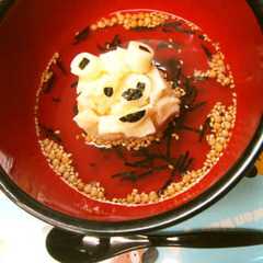 รูปของ さいておいしいモッツアレラ☆くまさん茶漬