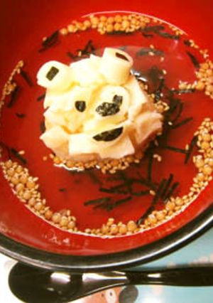 さいておいしいモッツアレラ☆くまさん茶漬-レシピのメイン写真