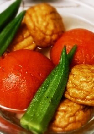 白だし仕立て＊夏の冷やしおでん-レシピのメイン写真