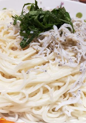 しらすと大葉のサッパリそうめん-レシピのメイン写真