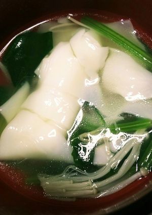 餃子の皮でスープ-レシピのメイン写真