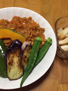 夏野菜のキーマカレー-レシピのメイン写真