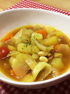 野菜たっぷり カレースープ-レシピのメイン写真