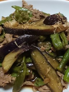 しし唐となすと豚肉のさっぱり炒め♪-レシピのメイン写真