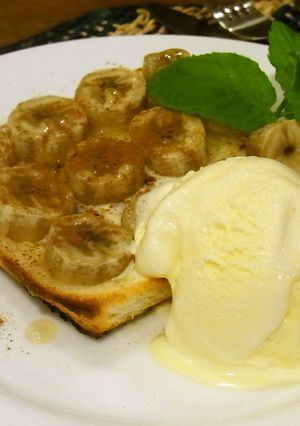 カフェメニューなシナモンバナナトースト☆-レシピのメイン写真