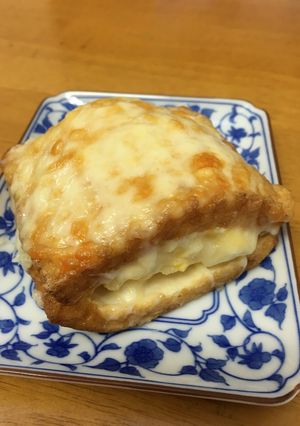 ポテサラが入った厚揚げとろ〜りチーズ♡-レシピのメイン写真