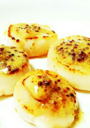 バター&マスタードソースのホタテステーキ-レシピのメイン写真