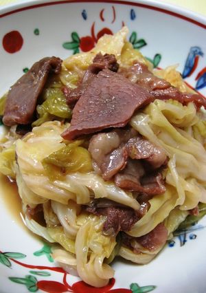 キャベツ丸ごと！？牛筋とキャベツの煮込み-レシピのメイン写真