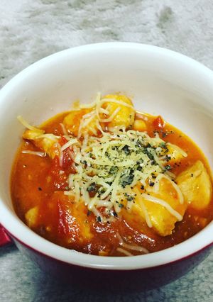 ささみのトマト煮込み-レシピのメイン写真