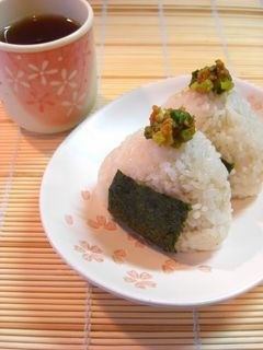 ✿ピリ辛☆ねぎ味噌おにぎり✿-レシピのメイン写真
