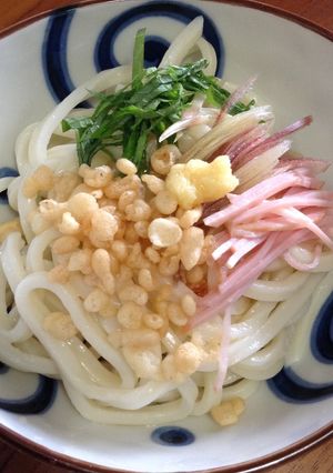 ☆ぶっかけ うどん 天かすが美味しい-レシピのメイン写真