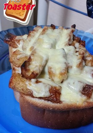 こんがりチーズの照り焼き竹輪トースト！-レシピのメイン写真