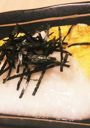 ふわとろ♡とろろ山かけオムレツ-レシピのメイン写真
