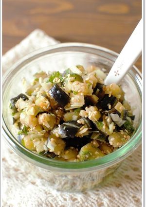 なすの薬味味噌【作り置き】-レシピのメイン写真