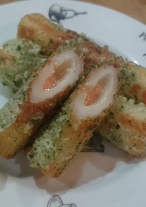 竹輪の明太子マヨチー磯辺揚げ-レシピのメイン写真