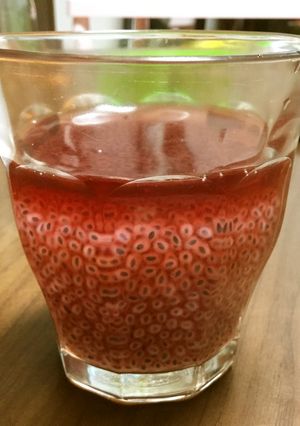 チアシードで黒酢ドリンク-レシピのメイン写真