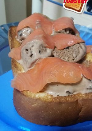 スモークサーモンチョコアイストースト！-レシピのメイン写真