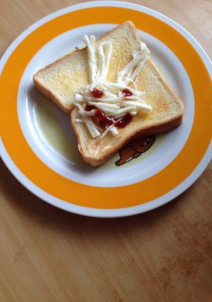 忙しい朝のうさぎトースト-レシピのメイン写真