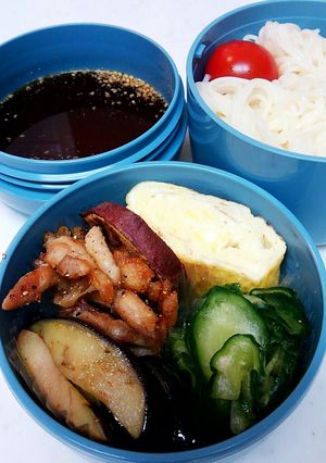 息子弁当　暑さを乗り切る夏のそうめん弁当-レシピのメイン写真