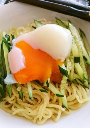 温泉卵de簡単♪冷やし中華-レシピのメイン写真
