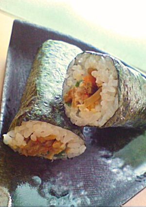 ぱくっと食べやすいきんぴらの大葉マヨ巻き-レシピのメイン写真