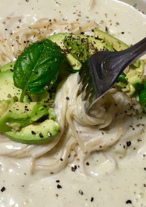アボカド豆腐クリーム冷製パスタ-レシピのメイン写真