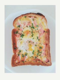 簡単☆トロトロ目玉焼きトースト-レシピのメイン写真