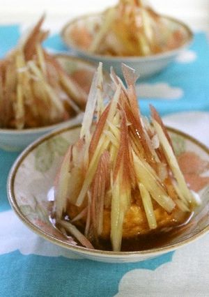 魚河岸揚げの茗荷おろしポン酢-レシピのメイン写真