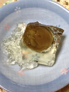 梅ジュースでゼリー-レシピのメイン写真